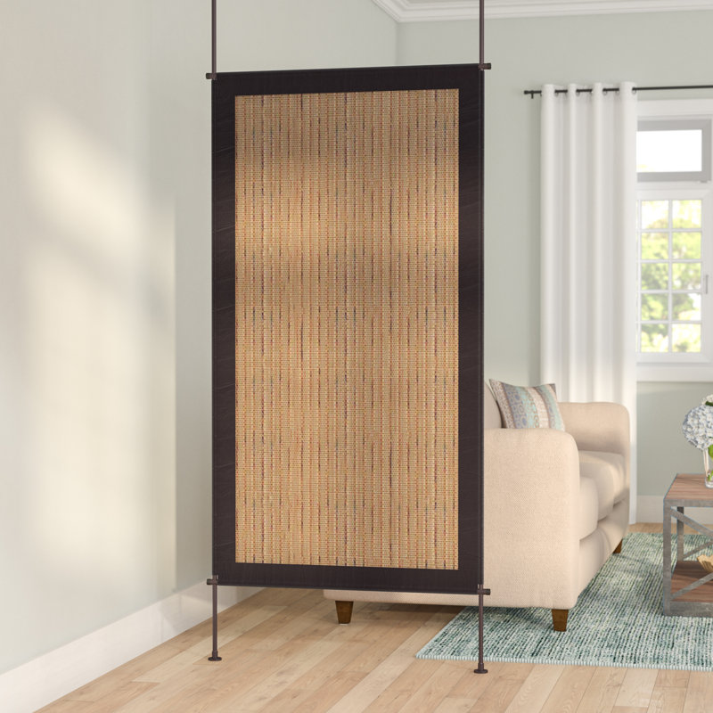 Beachcrest Home Noelle 68" x 38" Bamboo 1 Panel Room Divider & Reviews